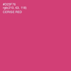 #D23F76 - Cerise Red Color Image